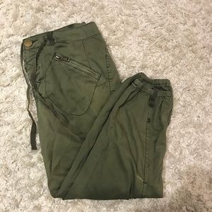 army green free people pants